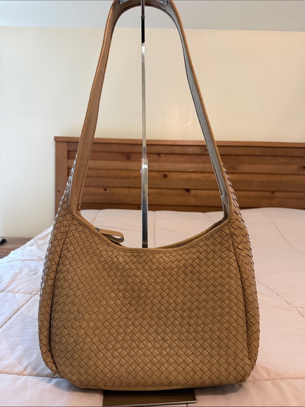 Robert Zur Delia Woven True Glove Leather Shoulder Bag